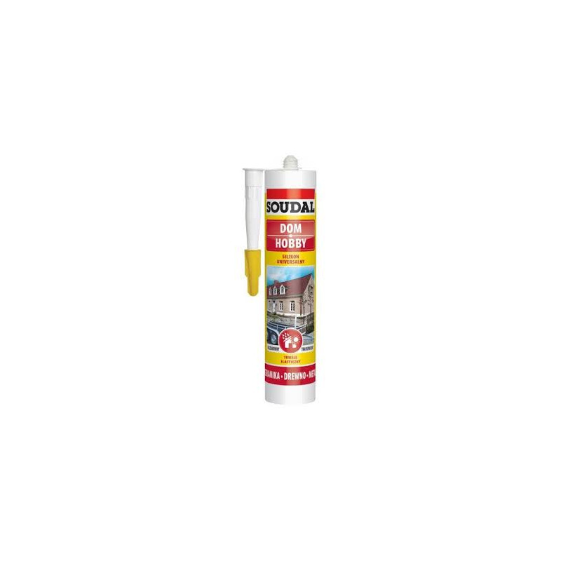 Silikon uniwersalny280ml  szary  SOUDAL